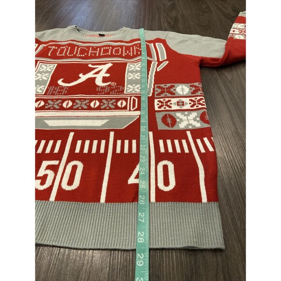 Alabama Crimson Tide LIGHT UP Pullover SWEATER NCAA Football Ugly Xmas UNISEX Lg - Picture 7 of 12